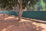 יריעה פלריג יוטה לגידור וגינון תפירה וטבעות